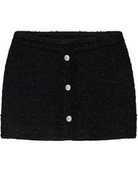 MISBHV - Bouclé Mini Skirt - Lyst