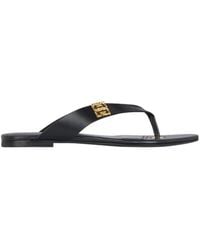 Givenchy - 4G Liquid Thong Sandals - Lyst