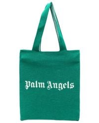 Palm Angels - Logo Print Tote Bag - Lyst
