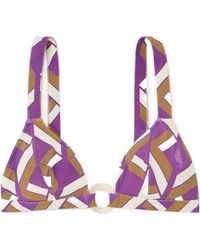 Eres - Must-Have Printed Triangle Bikini Top - Lyst