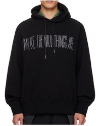 Sacai - Long-Sleeved Hooded Sweatshirt - Lyst