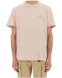 Woolrich - Logo-Embroidered Crewneck T-Shirt - Lyst