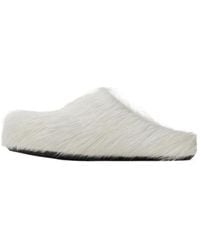 Marni - Fussbett Round Toe Slip-On Mules - Lyst