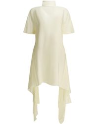 Alaïa - Asymmetrical Short Dress - Lyst