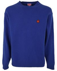 KENZO - Boke Flower Crewneck Knitted Jumper - Lyst