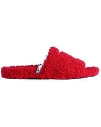 Balenciaga - Nba Collaboration Furry Open Mule - Lyst