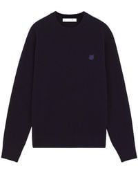 Maison Kitsuné - Maison Kitsuné Bold Fox Head Patch Knit Jumper - Lyst
