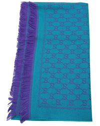 Gucci - Logo Tassel Scarf - Lyst