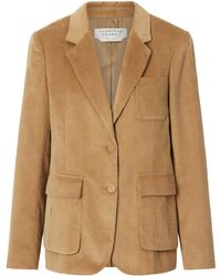 Gabriela Hearst - Louisa Cotton Ribbed Blazer - Lyst