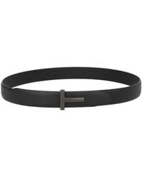 Tom Ford - T Logo Buckle Belt - Lyst