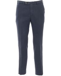 PT01 - Pt Torino Slim Stretch Gabardine Trousers - Lyst