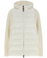 Brunello Cucinelli - Zip-Up Down Jacket - Lyst