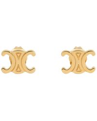 Celine - Triomphe Studs - Lyst