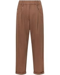 Brunello Cucinelli - Belt Loop Casual Pants - Lyst