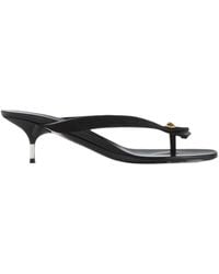 Versace - Medusa-Plaque Kitten-Heel Mules - Lyst