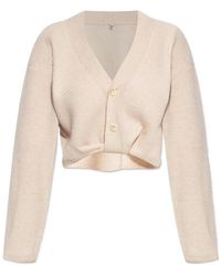 R13 - Ribbed Button Cardigan - Lyst