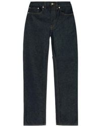 Dries Van Noten - Logo Patch Straight Leg Jeans - Lyst
