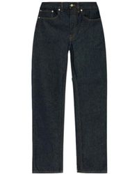 Dries Van Noten - Logo Patch Straight Leg Jeans - Lyst