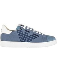 EA7 - Embroidered Logo Casual Sports Shoes - Lyst