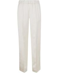 Jil Sander - Straight-Leg Side Slits Trousers - Lyst