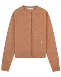 Sporty & Rich - Button Embroidered Cardigan - Lyst