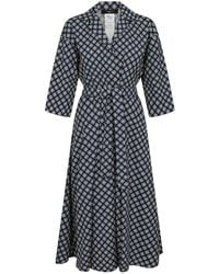 Weekend by Maxmara - Pattern-Printed Belted Dress - Lyst