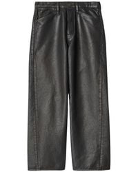 Lemaire - Straight-Leg Five-Pocket Coated Jeans - Lyst