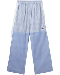 Stella McCartney - Striped Wide Leg Trousers - Lyst
