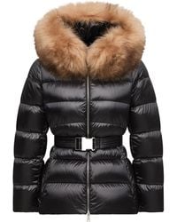Moncler - Cupidones Shearling-Trimmed Short Down Jacket - Lyst