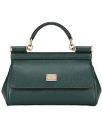 Dolce & Gabbana - Logo Plaque Small Sicily Handbag - Lyst