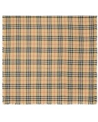 Burberry - Check Cashmere-Silk Scarf - Lyst