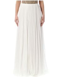 Ralph Lauren - Niccola Pleated Maxi Skirt - Lyst