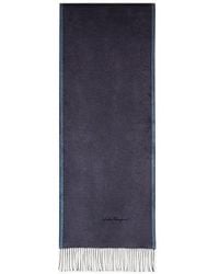 Ferragamo - Ferragamo Fringe Detailed Scarf - Lyst