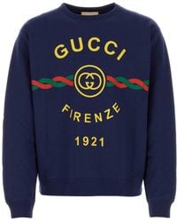 Gucci - Printed Round-Neck Sweater - Lyst