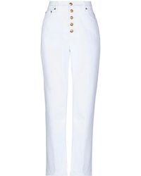 Tory Burch - High-Waisted Straight-Leg Jeans - Lyst