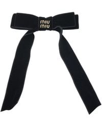 Miu Miu - Bow Hair Clip - Lyst