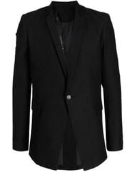Boris Bidjan Saberi - Shawl-Lapels Single-Breasted Blazer - Lyst