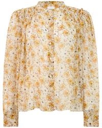 Isabel Marant - Isabel Marant Étoile Floral Button-Up Top - Lyst