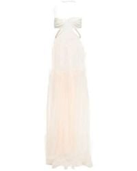 Nensi Dojaka - Bridal Silk Chiffon Gown - Lyst