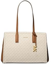 Michael Kors - Laila Medium Signature Logo Tote Bag - Lyst