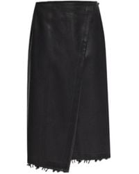 DIESEL - O-Kessy-Long-P1 Midi Skirt - Lyst