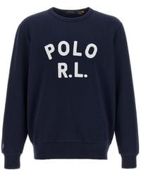 Polo Ralph Lauren - Logo-Printed Crewneck Sweatshirt - Lyst