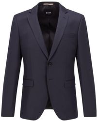 BOSS - Boss Slim Fit Single-Breasted Jacket - Lyst