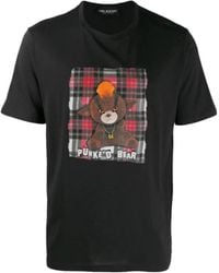 Neil Barrett - Funke'D Bear Printed Short Sleeved T-Shirt - Lyst