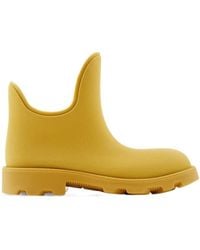 Burberry - Round-Toe Slip-On Ankle Rainboots - Lyst