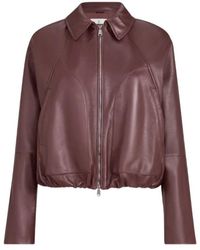Brunello Cucinelli - Nappa Leather Jacket - Lyst