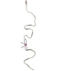 DSquared² - Bow Detailed Long Earrings - Lyst