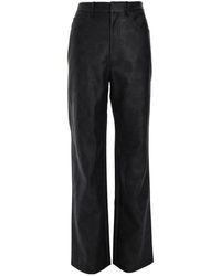 ROTATE BIRGER CHRISTENSEN - Textured Straight Trousers - Lyst