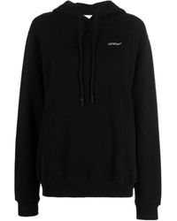 Off-White c/o Virgil Abloh - Arrows-Print Drawstring Hoodie - Lyst
