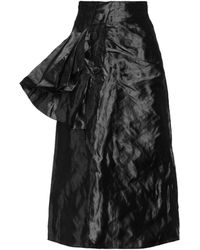 Maison Margiela - Minimalist Metallic A-Line Skirt - Lyst